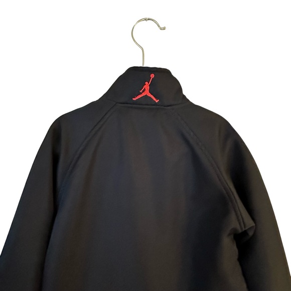 Nike Air Jordan Boys Black Soft Shell Full Zip Mid Weight Jacket Size 6 Medium - Picture 6 of 14